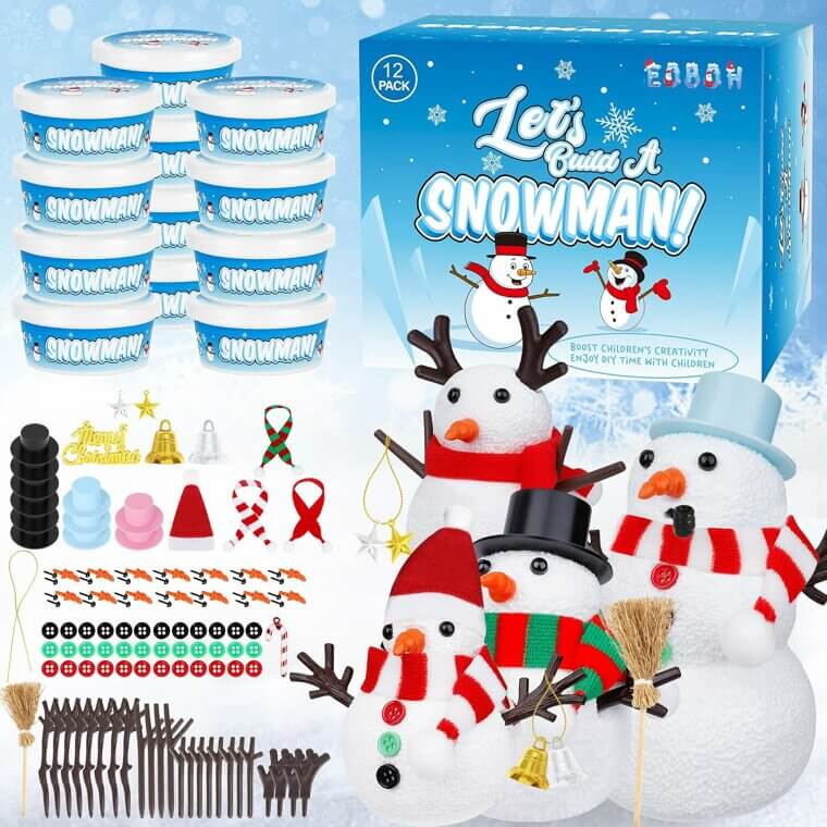 12 Pack Christmas Craft Kit for Kids - Creative Holiday Fun! - Now 33% Off!