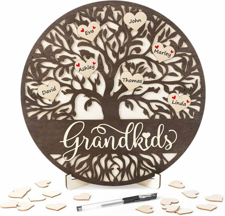 Grandparents Family Tree Plaque - Cherish Your Family Bonds