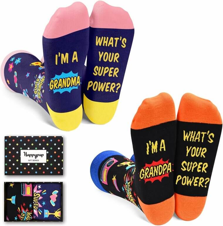 HAPPYPOP Gift Socks - Fun for Everyone! - Enjoy 23% Off!