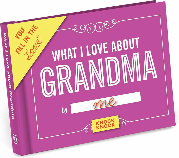 Grandma Love Fill-in Book - Create a Heartfelt Gift