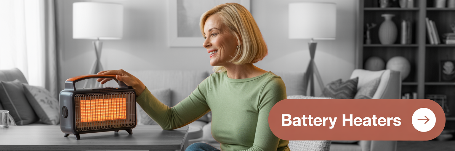 Battery Powered Heaters For Emergency Warmth in the Winter