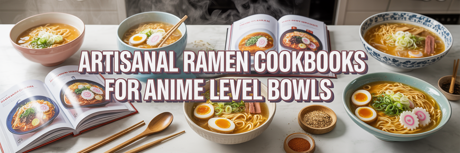 Ramen Cookbooks for People Who Want Anime-Level Noodle Bowls at Home