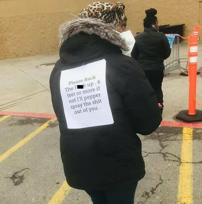 She Takes Social Distancing Very, Very Seriously