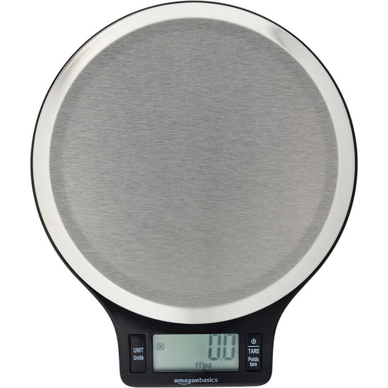 Amazon Basics Kitchen Scale - Compact & Accurate! 
