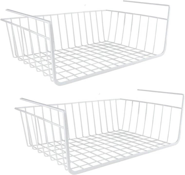 Under Shelf Storage Baskets - Organize Your Space Effortlessly 