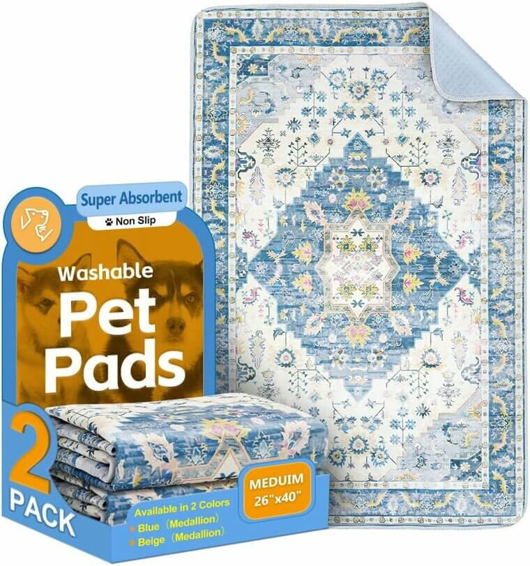 Washable, Reusable Pee Pads - 15% off Coupon