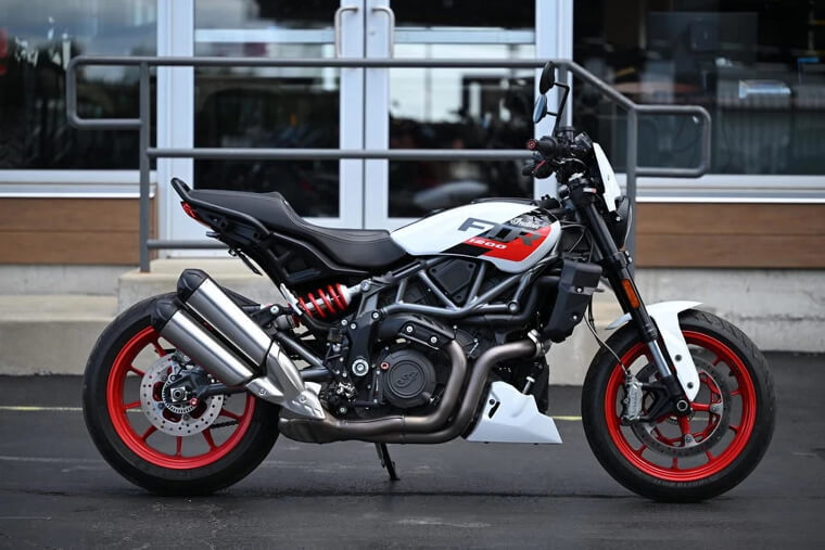 2023 Indian Motorcycle FTR Sport White Lightning/Indy Red - $9,999.00