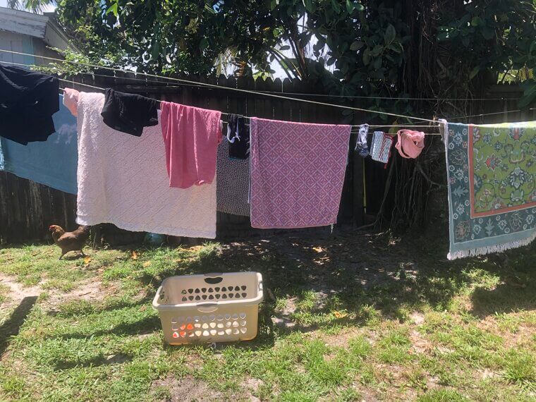 Hang Laundry in Plain Sight