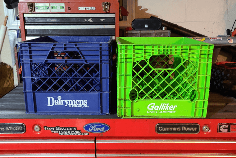 Milk Crate Storage Solutions