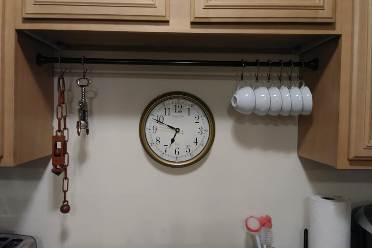 Tension Rods for Tool Storage