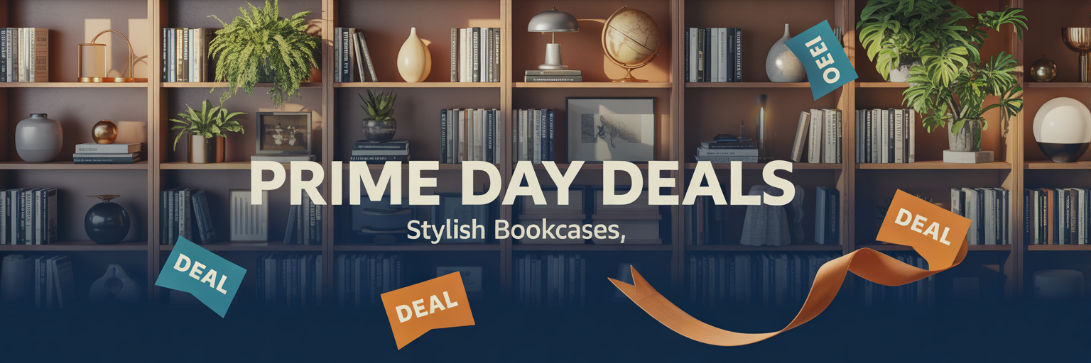 Prime Day Deals on Stylish Bookcases for People Who Want Their Clutter to Look Curated