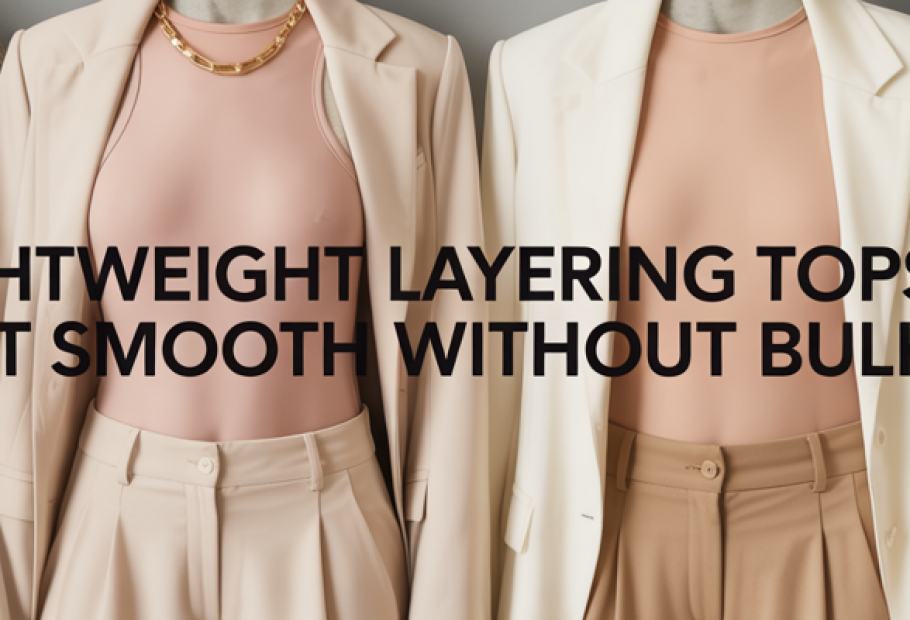 Layering Tops That Don’t Add Bulk: The Smooth, Flattering Edit