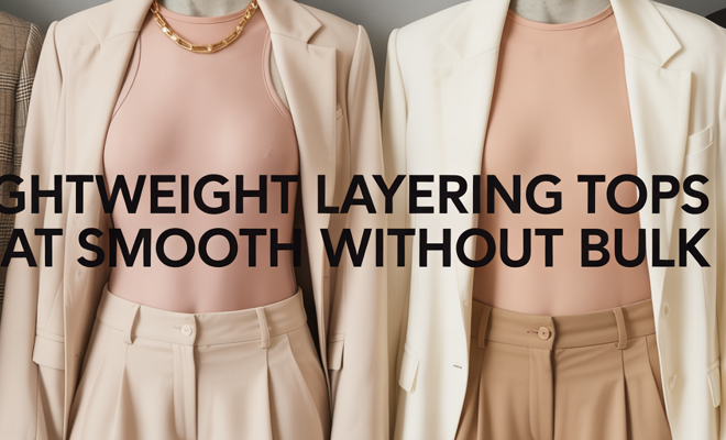 Layering Tops That Don’t Add Bulk: The Smooth, Flattering Edit