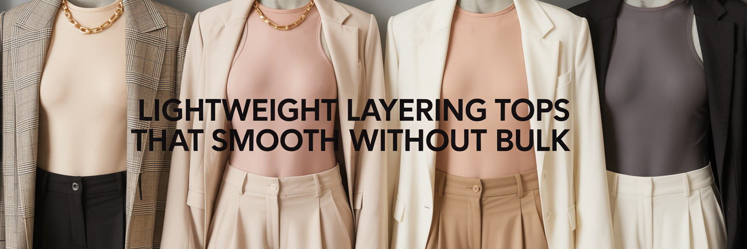 Layering Tops That Don’t Add Bulk: The Smooth, Flattering Edit