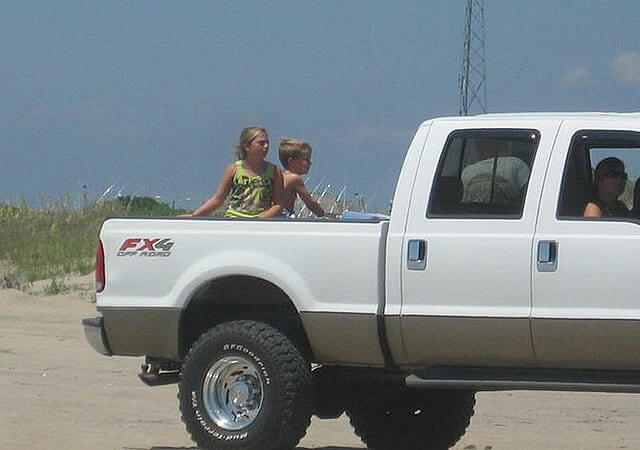 Ride in the Back of Pickup Trucks