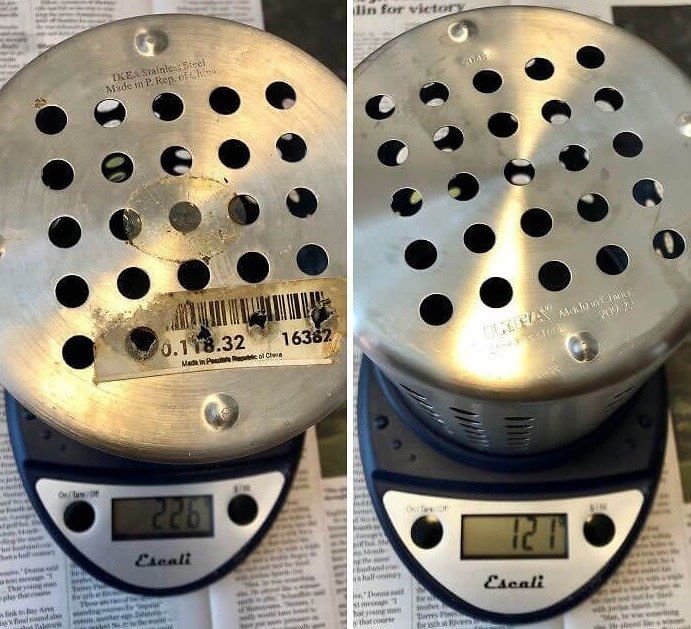 This Person Couldn't Understand Why They're New Utensil Holder Always Tipped Over but the Old One Didn't