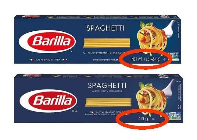 The Best Part Is That the Smaller Pasta Box Was More Expensive