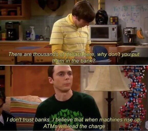 Sheldon Is Wasting His Paychecks