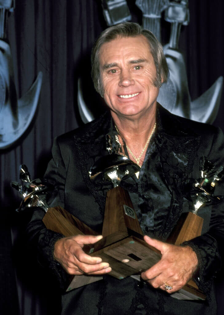 George Jones's 1980s Flattop Mullet Allegedly Cut by a Family Member