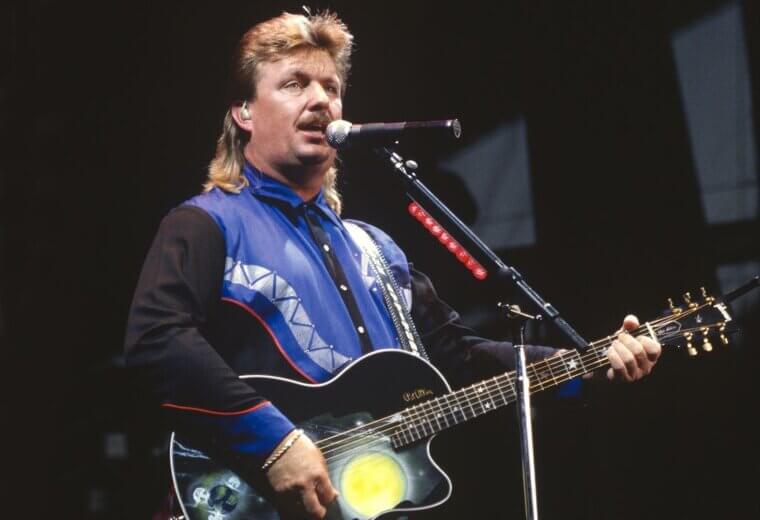 Joe Diffie's 1990s Pickup Man Mullet Reportedly Trimmed in the Back of His Tour Bus