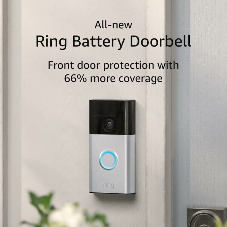 Experience Unmatched Security with Ring Doorbell - 66% More Coverage Now 50% Off!