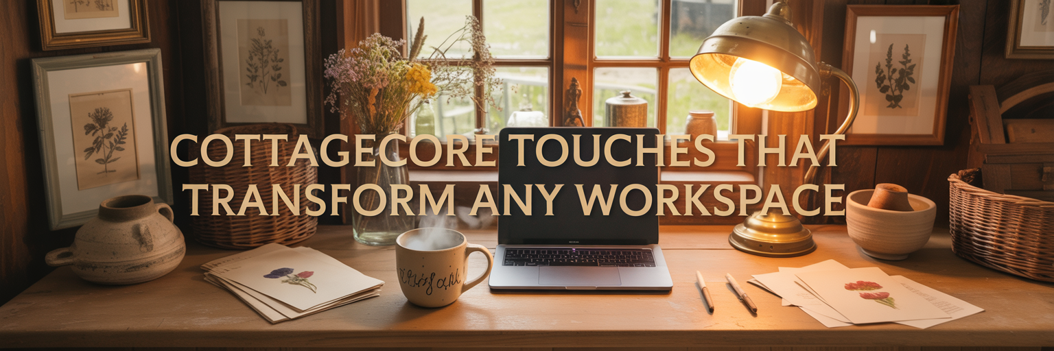 Cottagecore Touches That Transform Any Workspace