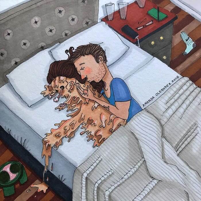 When You Cuddle In The Summer