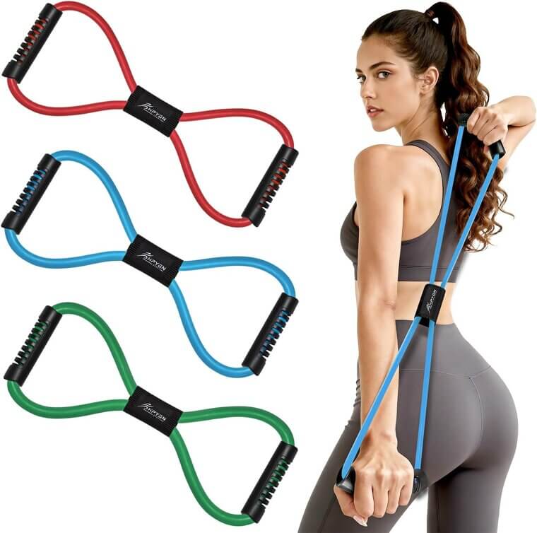 HPYGN Resistance Bands for Full-Body Workout and Posture - - Now 14% Off!