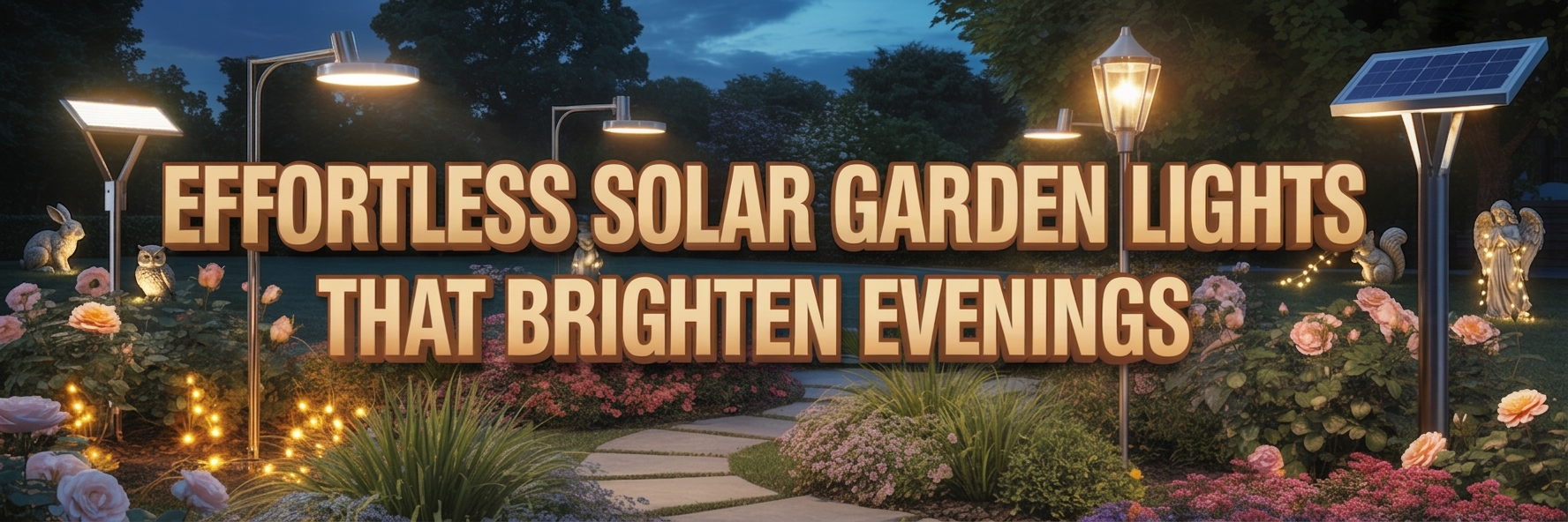 Light Up Your Garden With Zero Wiring
