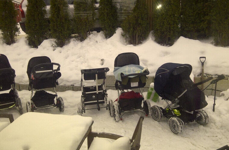 In Norway, Leaving Your Baby Alone Outside In The Snow Or Rain Is Normal