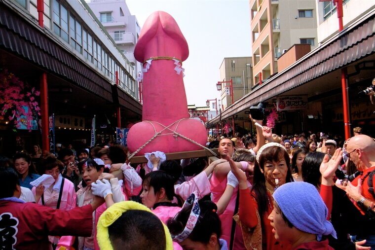Japan's Festival Called Kanamara Matsuri Is A Parade About Fertility With Penises Everywhere