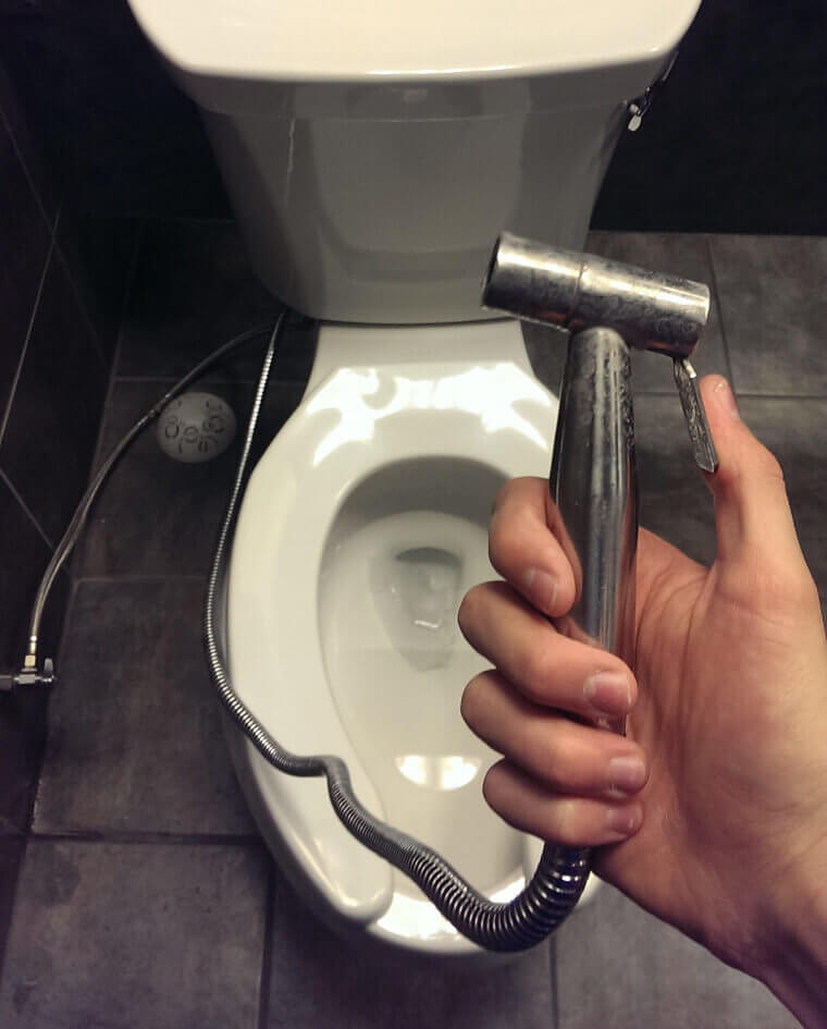 Toilets In Iran Have Bidet Sprayers