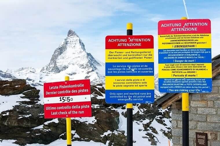 Everything In Switzerland Is Translated Into At Least 4 Languages