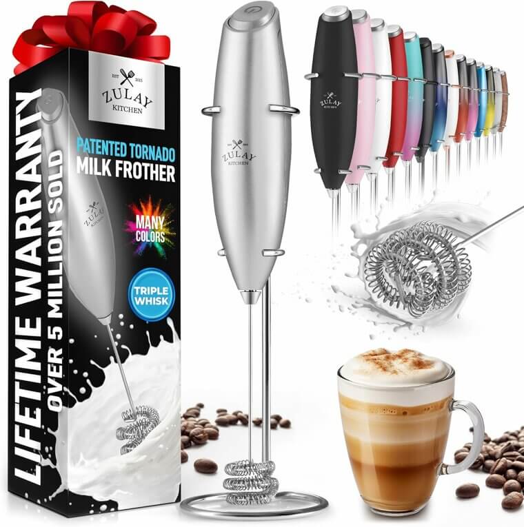 Create Perfect Froth with Zulay Milk Frother - Enjoy 35% Off!