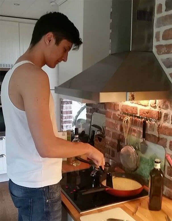 He Isn't Sure What He Is Cooking Or How It WIll Turn Out