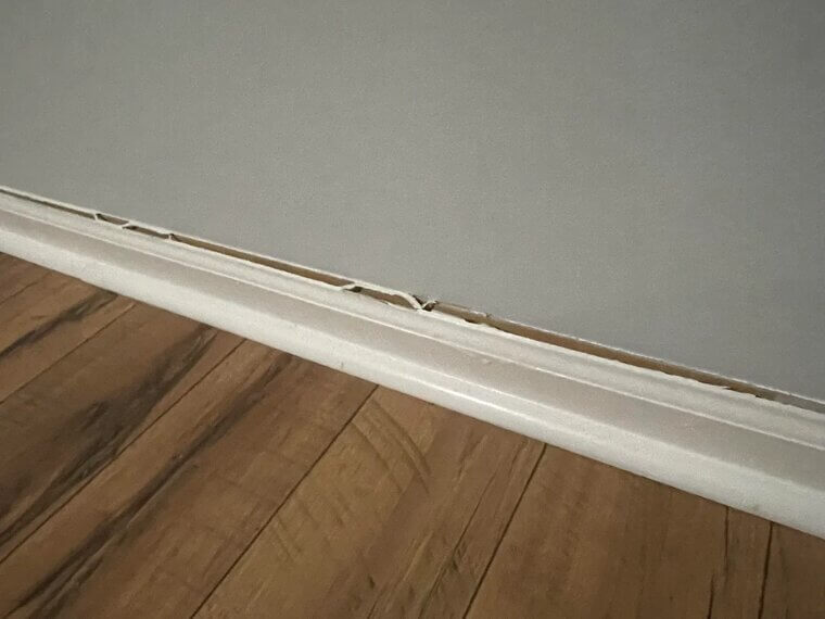 Peeling Baseboards