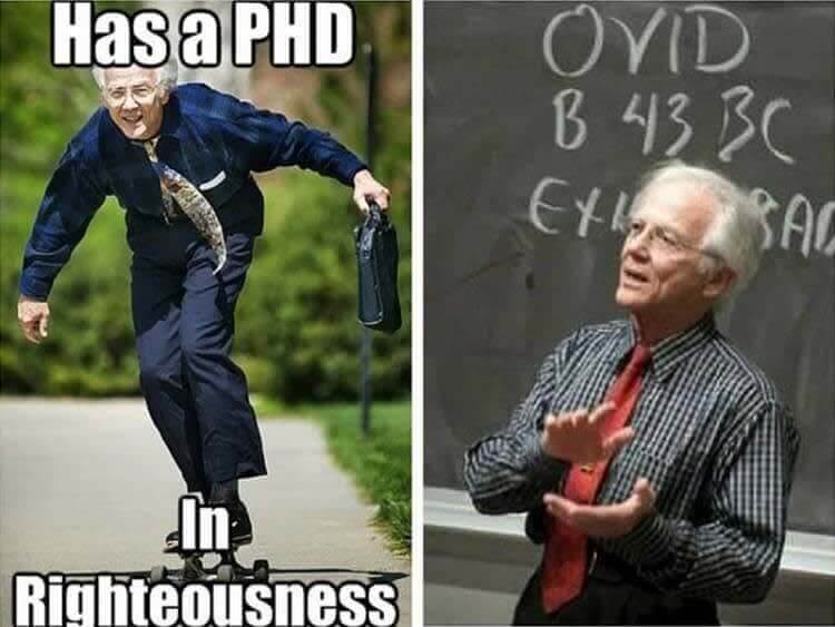 Skateboarding Professor