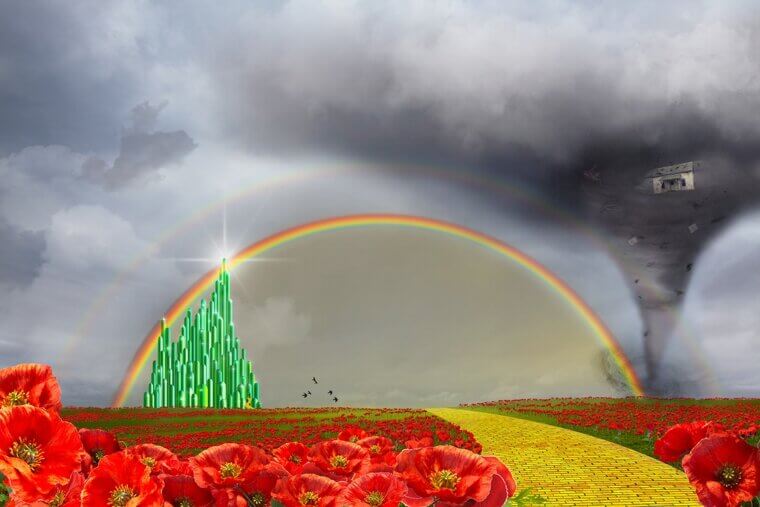 Nessarose's Silver Slippers Feature a Tornado - A Nod to The Wizard of Oz