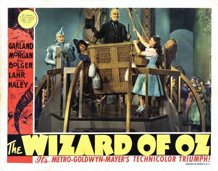 The Wizard Leaves Oz the Same Way He Did in "The Wizard of Oz"
