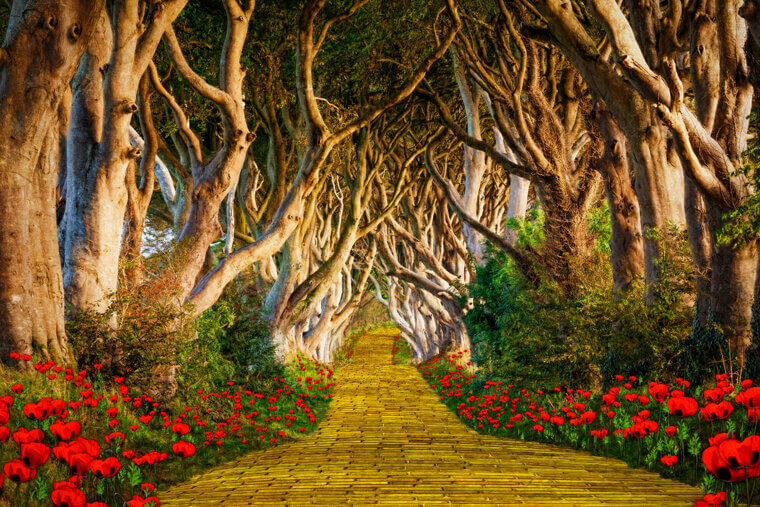 "Follow the Yellow Brick Road" Can Be Heard Subtly Intertwined Into "One Short Day"