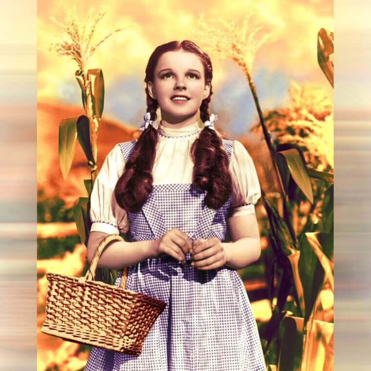 The House That Falls on Nessarose Has Gingham Curtains That Match Dorothy's Gingham Dress