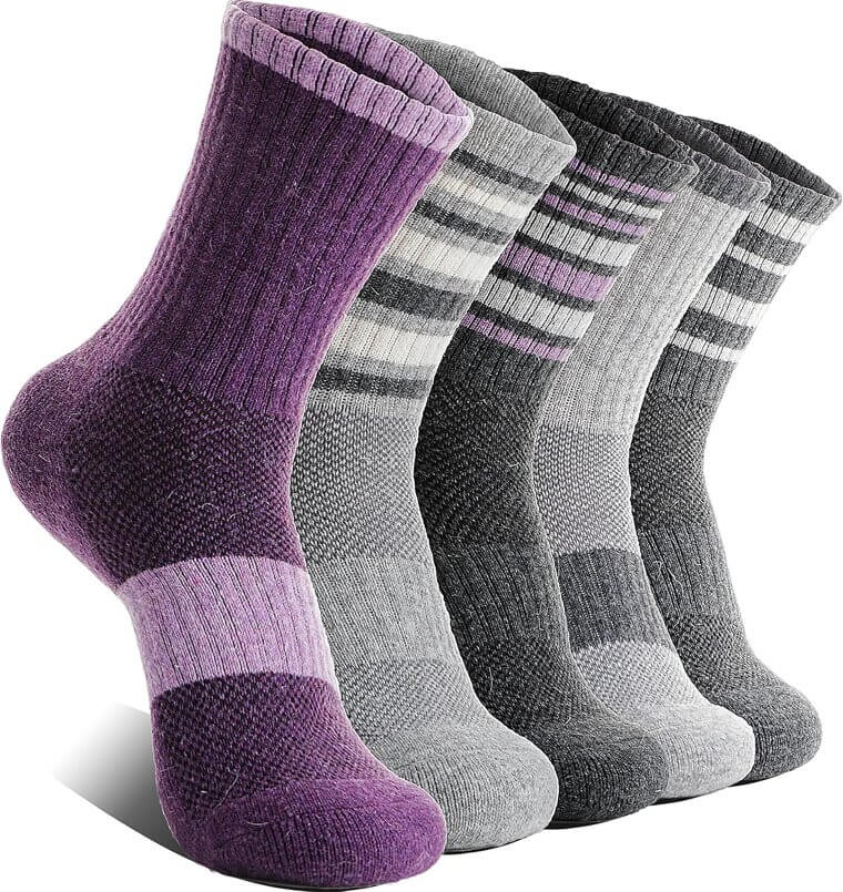 EBMORE Wool Hiking Socks - Cozy and Durable for Winter Adventures! - Now 28% Off!