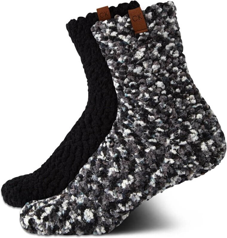 Calvin Klein Cozy Socks - Fluffy Warmth for Lounging Comfort 