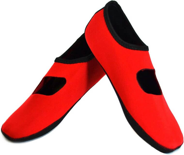 Nufoot Mary Janes - Cozy Indoor Flats for Yoga & Travel 