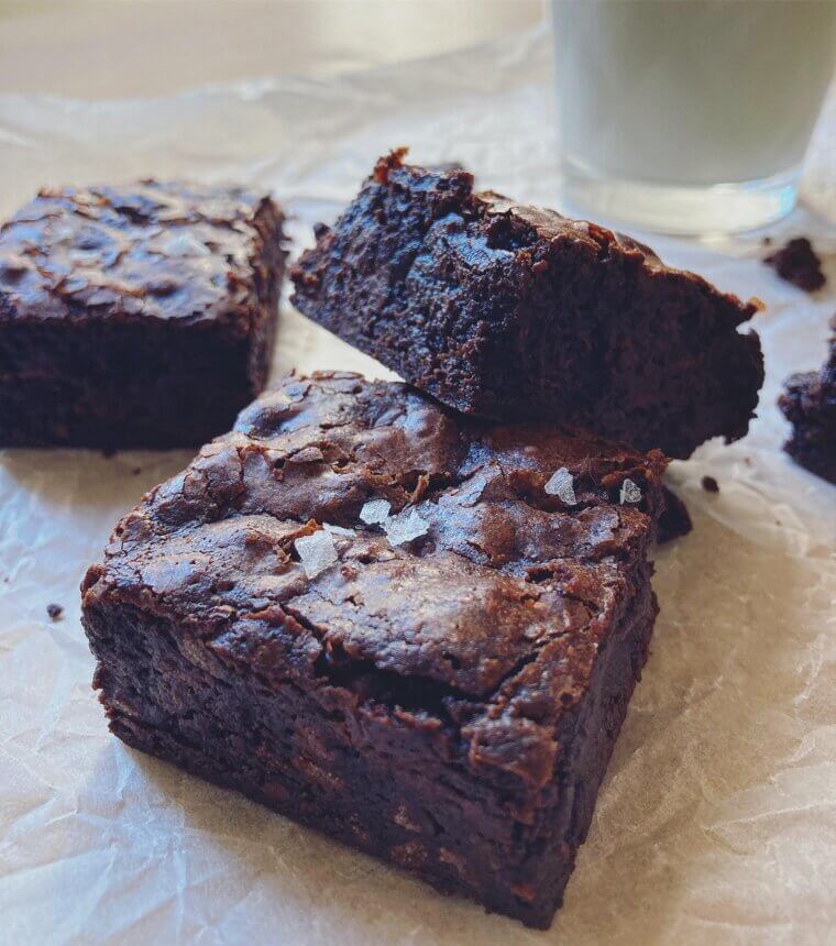 Pouring Leftover Coffee into Brownie Batter to Dramatically Amplify Complex and Fudgy Chocolate Notes