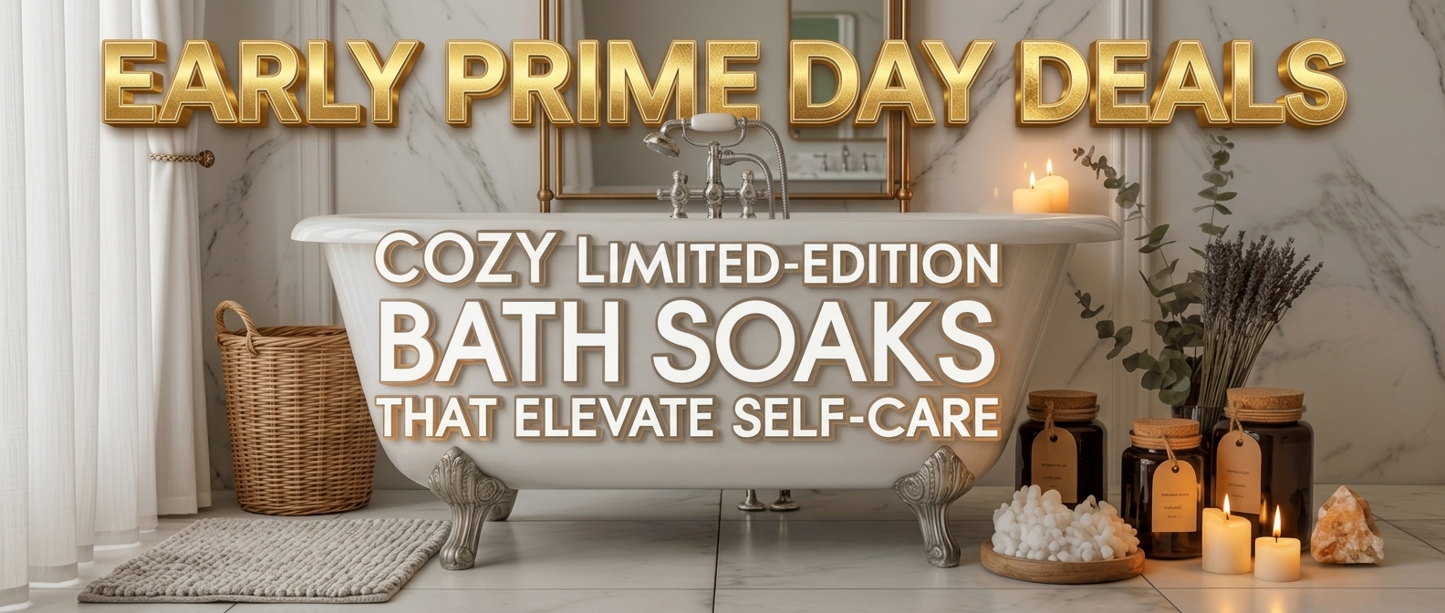 Early Prime Day Deals - Bath Soaks Selling Out Fast - Don't Miss Out 🛁