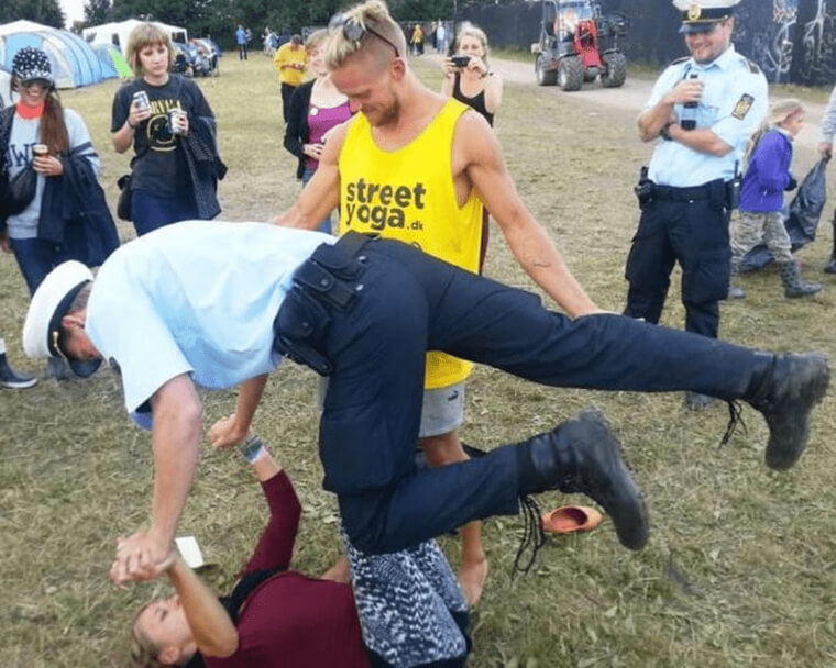 Who Said Cops Can't Party?