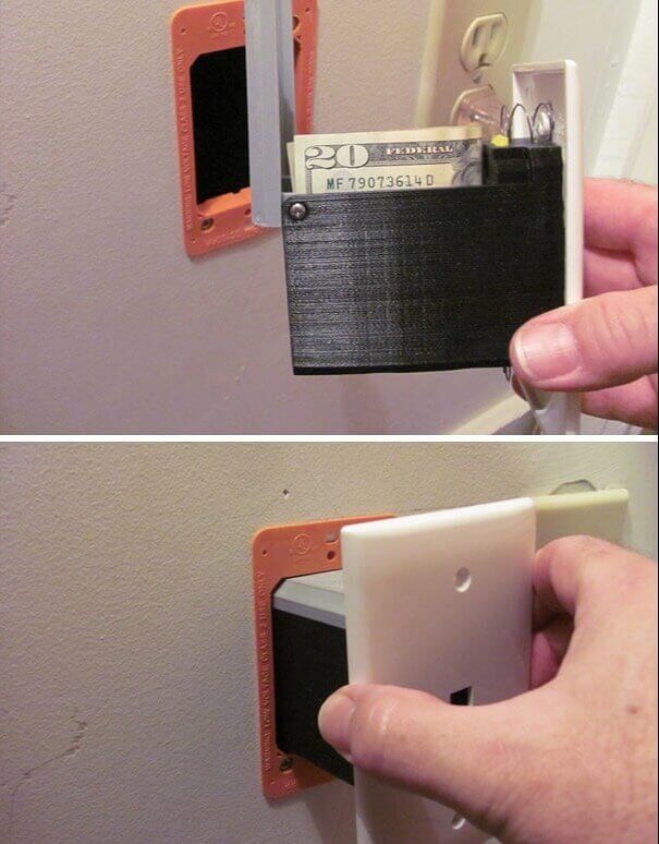 A Secret Compartment Behind That Useless Phone Jack