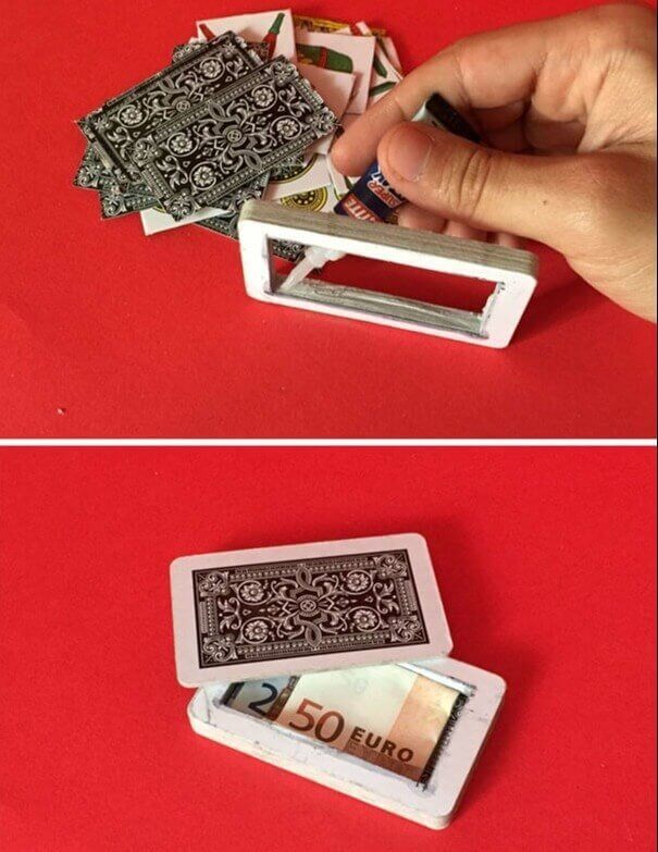 Disguise A Deck Of Cards To Hide Your Money