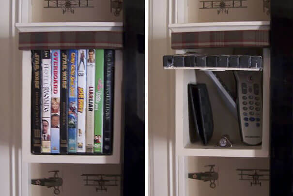 A Hidden Cabinet In Your Living Room